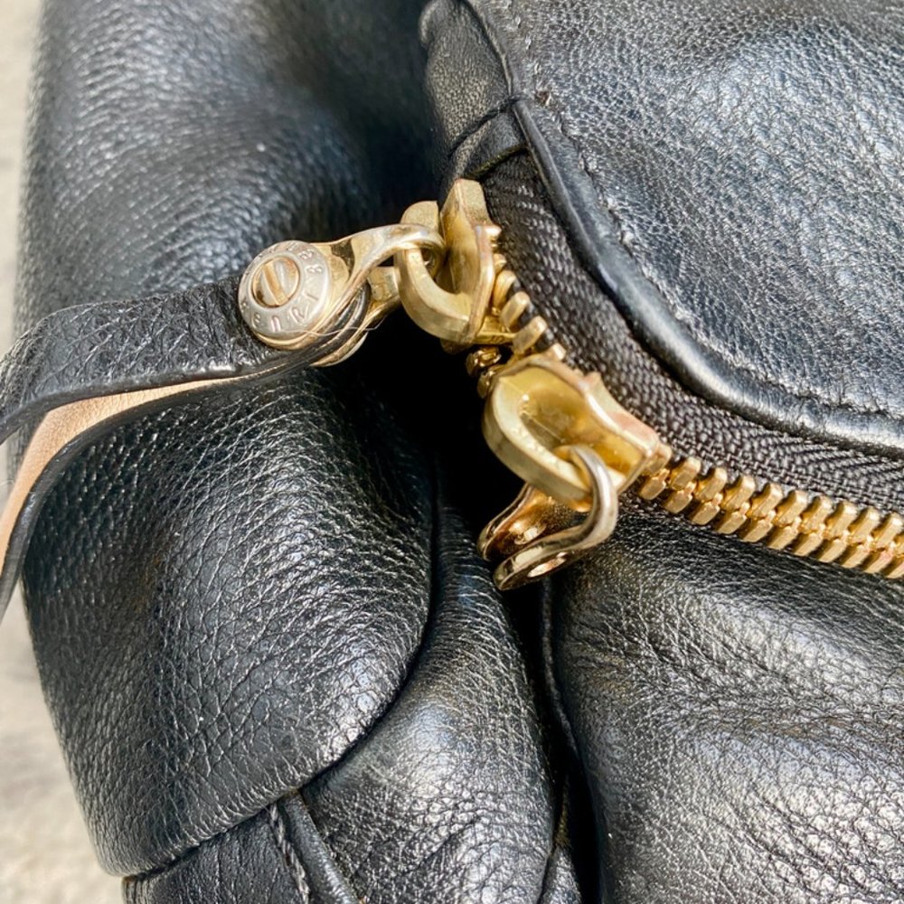 Henri Bendel Supple Black Leather Bag - Picture 3 of 15